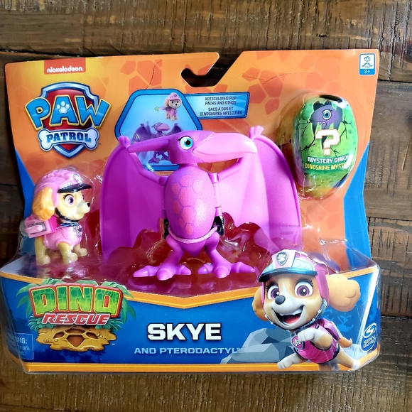 Skye PAW Patrol Dino Rescue Pup & Dino - Picture 1 of 5